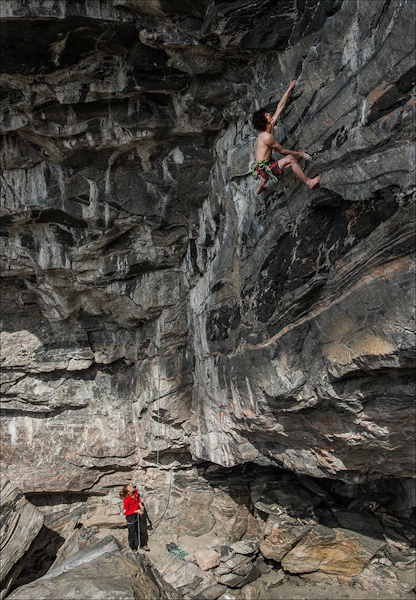 Adam Ondra and Rannveig Aamodt