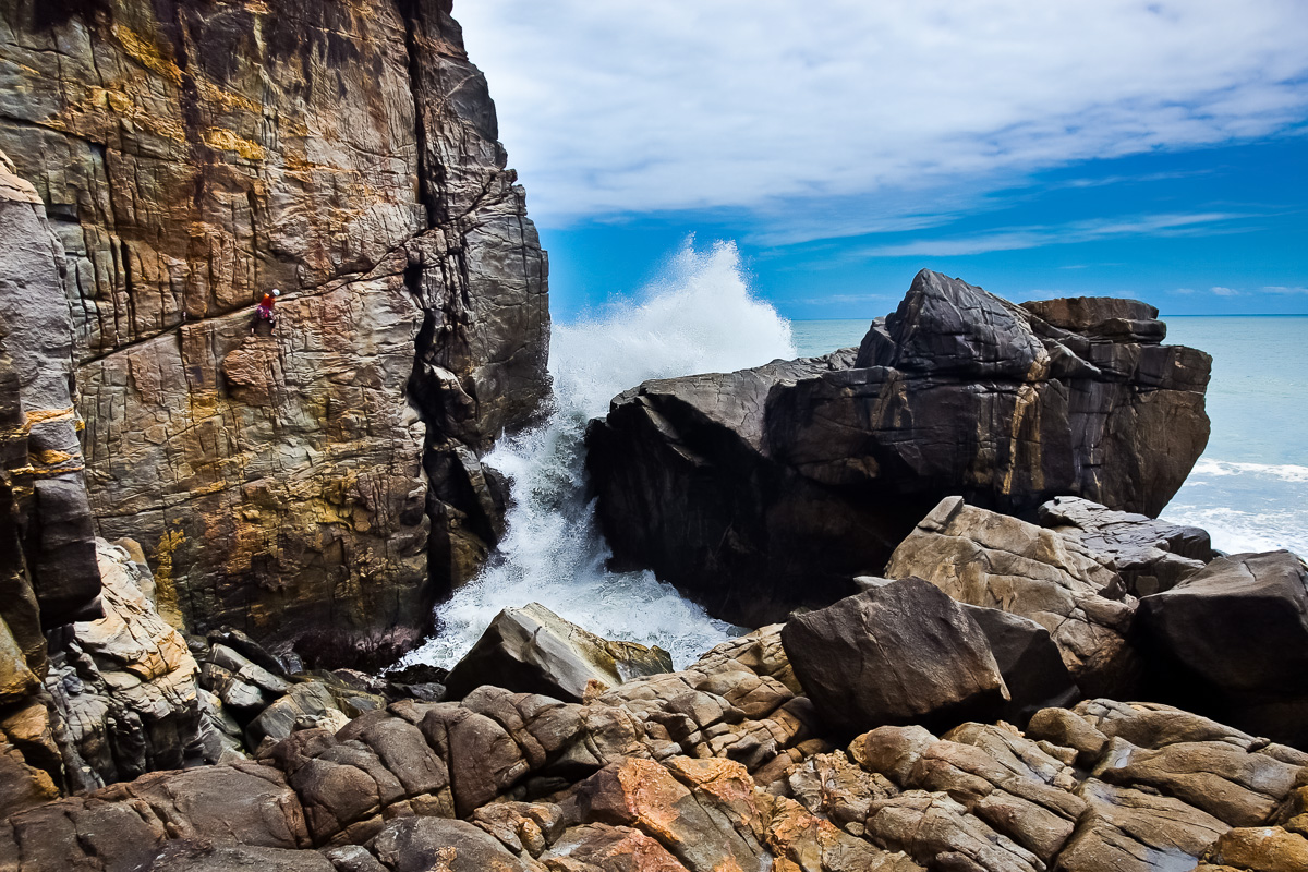 fear management while rock climbing
